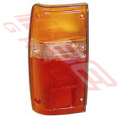 8123098-3 - REAR LAMP - L/H - BLACK TRIM - TO SUIT - TOYOTA HILUX 2WD/4WD 1984-89