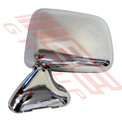 8125016-21 - DOOR MIRROR - L/H - CHROME - DOOR MOUNT - TO SUIT - TOYOTA HILUX 2WD/4WD 1989-