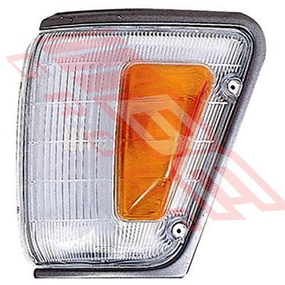 8125097-3 - CORNER LAMP - L/H - AMBER/CLEAR - TO SUIT - TOYOTA HILUX 4WD 1989-91 GREY TRIM