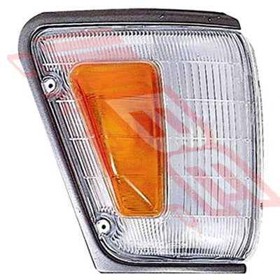 8125097-4 - CORNER LAMP - R/H - AMBER/CLEAR - TO SUIT - TOYOTA HILUX 4WD 1989-91 GREY TRIM