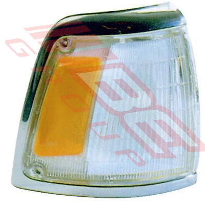 8125097-6 - CORNER LAMP - R/H - AMBER/CLEAR - TO SUIT - TOYOTA HILUX 2WD 1992- CHRM TRIM