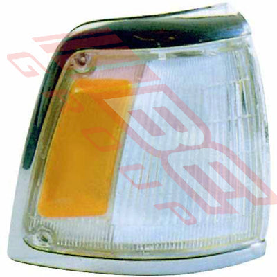 8125097-72 - CORNER LAMP - RH - AMBER/CLEAR - TO SUIT - TOYOTA HILUX 2WD 1992- GREY TRIM