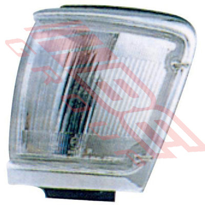 8125097-7G - CORNER LAMP - L/H - CLEAR - CHROME TRIM - TO SUIT - TOYOTA 4 RUNNER SURF 1992-