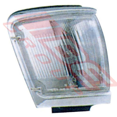 8125097-8G - CORNER LAMP - R/H - CLEAR - CHROME TRIM - TO SUIT - TOYOTA 4 RUNNER SURF 1992-