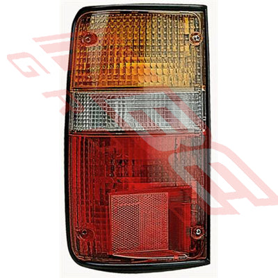 8125098-1 - REAR LAMP - L/H - BLACK - TO SUIT - TOYOTA HILUX 2WD/4WD 1989-98