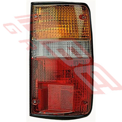 8125098-2 - REAR LAMP - R/H - BLACK - TO SUIT - TOYOTA HILUX 2WD/4WD 1989-98