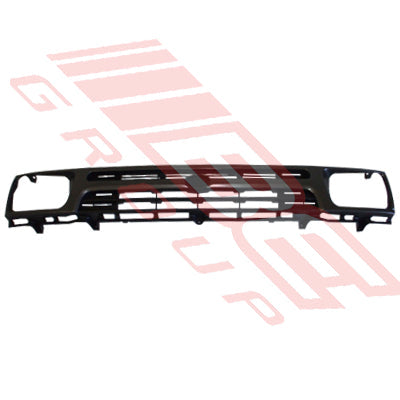 8125099-11 - GRILLE - W/BEZEL - BLACK/SILVER - HAT BADGE - TO SUIT - TOYOTA HILUX 2WD 1992-95