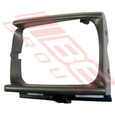 8125099-93 - BEZEL - L/H - DARK ARGENT/BLACK - TO SUIT - TOYOTA HILUX 2WD 1990-95