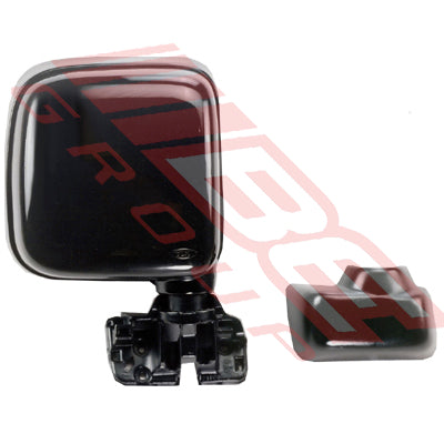 8127016-3G - MIRROR - DOOR MOUNTED - L/H - BLACK - TO SUIT - TOYOTA HILUX 2WD/4WD 1999-01