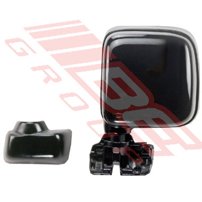 8127016-4G - MIRROR - DOOR MOUNTED - R/H - BLACK - TO SUIT - TOYOTA HILUX 2WD/4WD 1999-01