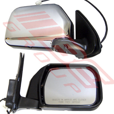 8127016-52G - MIRROR - CNR MOUNTED - ELECT - R/H - CHR - TO SUIT - TOYOTA HILUX 2WD 1999-01
