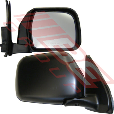 8127016-54G - MIRROR - CNR MOUNTED - MANUAL - R/H - BLK - TO SUIT - TOYOTA HILUX 2WD 1999-01