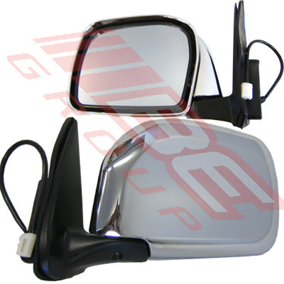 8127016-55G - MIRROR - CNR MOUNTED - ELECT - L/H - CHR - TO SUIT - TOYOTA HILUX 4WD 1999-01