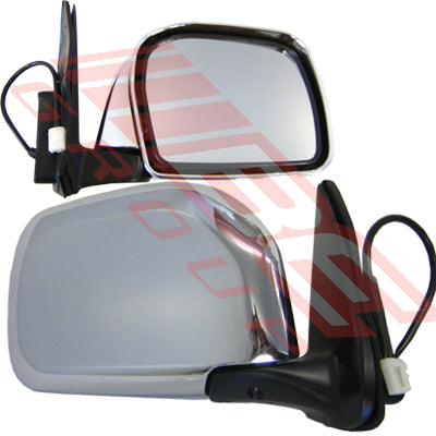 8127016-56G - MIRROR - CNR MOUNTED - ELECT - R/H - CHR - TO SUIT - TOYOTA HILUX 4WD 1999-01