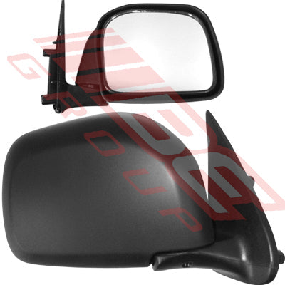 8127016-58G - MIRROR - CNR MOUNTED - MANUAL - R/H - BLK - TO SUIT - TOYOTA HILUX 4WD 1999-01