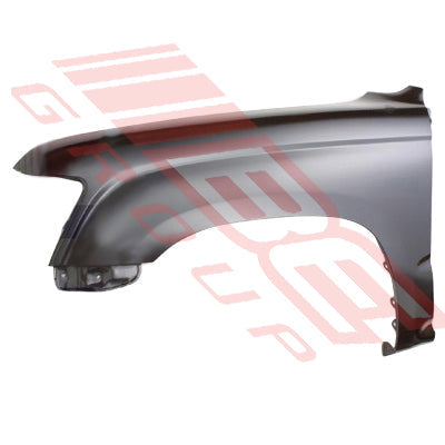 8127031-1 - FRONT GUARD - L/H - W/ANT HOLE - TO SUIT - TOYOTA HILUX 2WD 1999-01