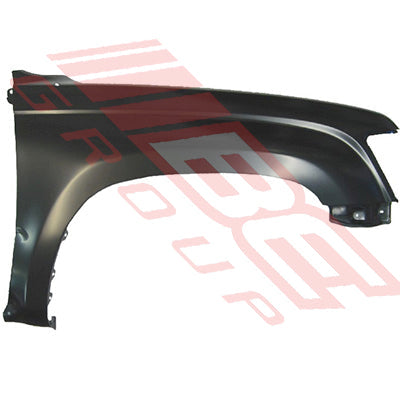 8127031-4 - FRONT GUARD - R/H - W/ANT HOLE - TO SUIT - TOYOTA HILUX 4WD 1999-01