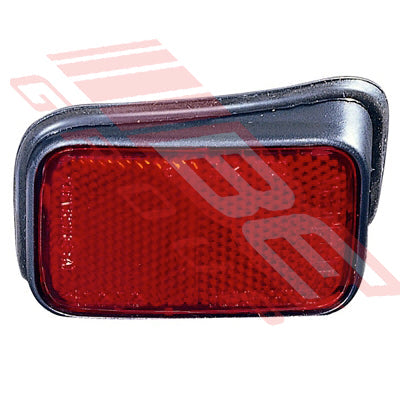 8127098-12 - REFLECTOR - R/H - BELOW REAR LAMP - TO SUIT - TOYOTA HILUX 2WD/4WD 1999-01