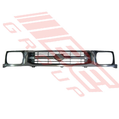 8127099-21 - GRILLE - CHROME DARK GREY - TO SUIT - TOYOTA HILUX 4WD 1999-01