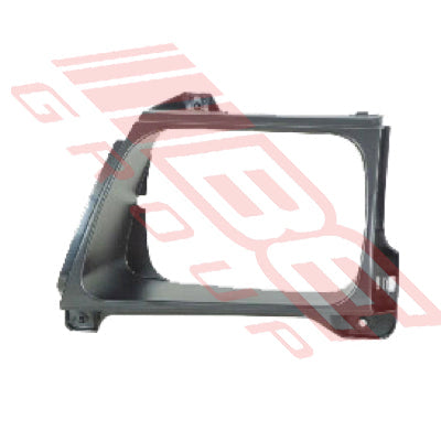 8127099-62 - BEZEL - R/H - MAT/BLACK - TO SUIT - TOYOTA HILUX 2WD/4WD 2002-