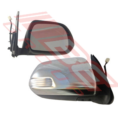 8128116-22 - DOOR MIRROR - R/H - ELECTRIC - W/LED - CHROME - 5 WIRE - TO SUIT - TOYOTA HILUX 2011-
