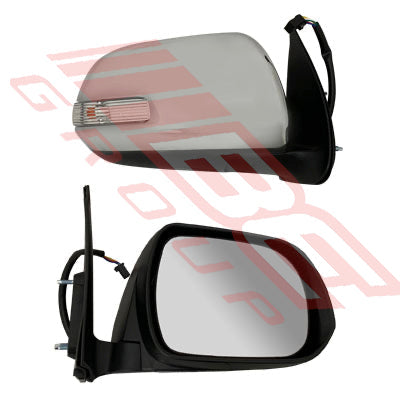 8128116-26 - DOOR MIRROR - R/H - ELECTRIC - W/AMBER LAMP - CHROME - TO SUIT - TOYOTA HILUX 2011-
