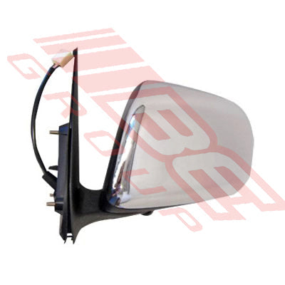 8128116-3 - DOOR MIRROR - L/H - ELECTRIC - CHROME - 3 X WIRE - TO SUIT - TOYOTA HILUX 2005-