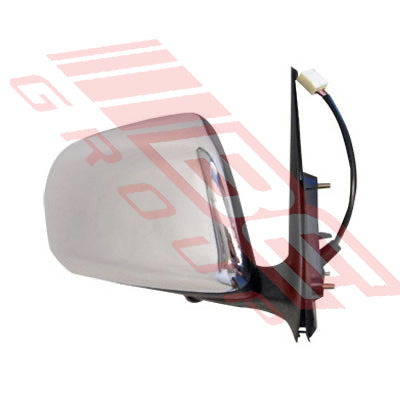 8128116-4 - DOOR MIRROR - R/H - ELECTRIC - CHROME - 3 X WIRE - TO SUIT - TOYOTA HILUX 2005-