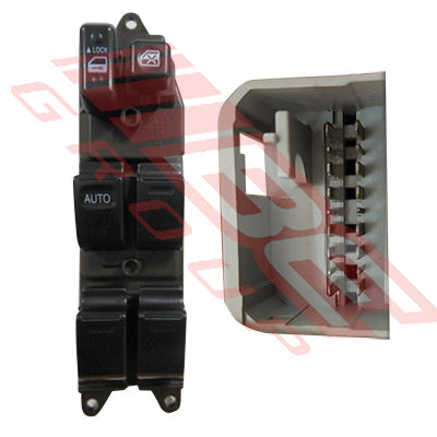 8128162-02 - DOOR MASTER POWER WINDOW SWITCH - LHD - TO SUIT - TOYOTA HILUX 2005-