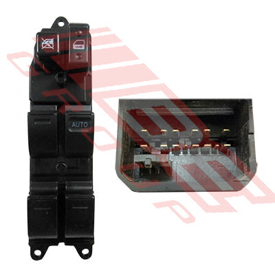 8128162-03 - DOOR MASTER POWER WINDOW SWITCH - RHD - TO SUIT - TOYOTA HILUX 2005-