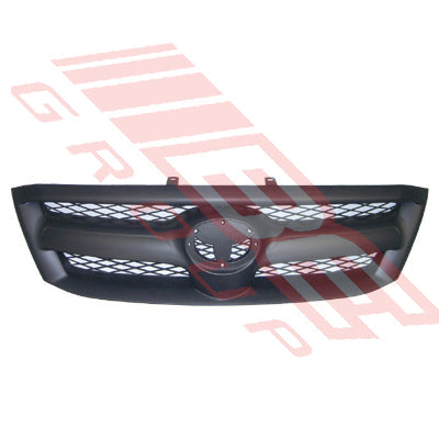 8128199-00 - GRILLE - MAT BLACK - TO SUIT - TOYOTA HILUX 2005-