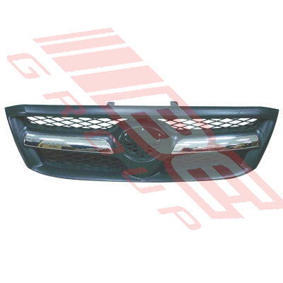 8128199-03 - GRILLE - BLACK WITH CHROME - TO SUIT - TOYOTA HILUX 2005-