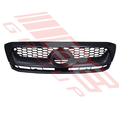 8128199-10 - GRILLE - MAT/DARK GREY - W/UPPER BLACK MOULDING - TO SUIT - TOYOTA HILUX 2009- 2WD