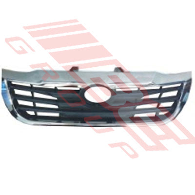 8128199-20 - GRILLE - GREY - W/CHROME SURROUND - TO SUIT - TOYOTA HILUX 2011-