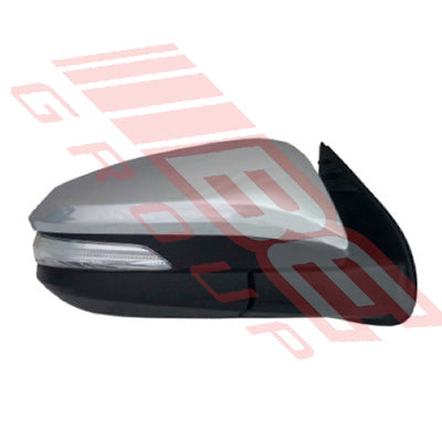 8128216-02 - DOOR MIRROR - R/H - CHROME - W/REPEATER - 7 X WIRE PLUG - FOLDING TYPE - TO SUIT - TOYOTA HILUX 2015-