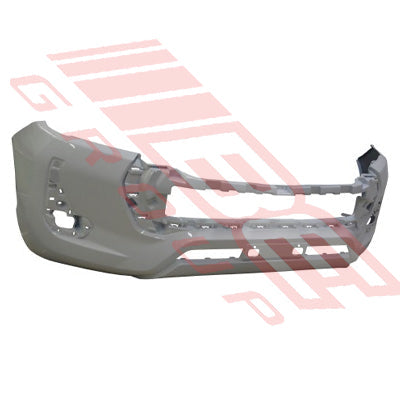 8128290-21 - FRONT BUMPER - WITHOUT GRILLE - TO SUIT - TOYOTA HILUX 2020- FACELIFT 4WD