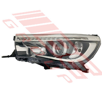 8128294-01 - HEADLAMP - L/H - LED/HB3 - ELECTRIC ADJUSTER - TO SUIT - TOYOTA HILUX SR5 2015-