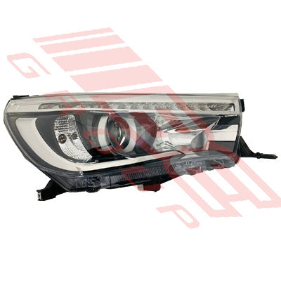 8128294-02 - HEADLAMP - R/H - LED/HB3 - ELECTRIC ADJUSTER - TO SUIT - TOYOTA HILUX SR5 2015-