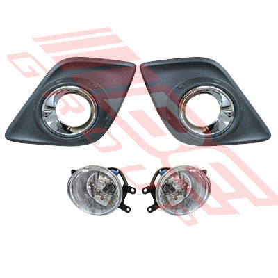 8128294-70 - FOG LAMP SET - L&R - WITH COVERS - TO SUIT - TOYOTA HILUX 2015-