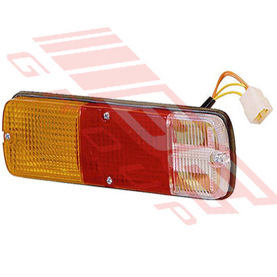 8129098-0 - REAR LAMP - L/H=R/H - 4 WIRE FLAT DECK UNIVERSAL - TO SUIT - TOYOTA LAND CRUISER FJ45 1975-77
