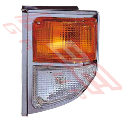 8131197-11G - CORNER LAMP - L/H - CHROME - TO SUIT - TOYOTA LAND CRUISER FJ75 2003-