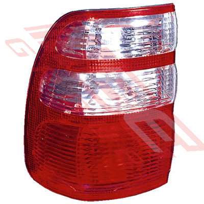 8133098-5G - REAR LAMP - L/H - CLEAR/CLEAR/RED - TO SUIT - TOYOTA LAND CRUISER FJ100 2001-