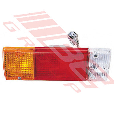 8134098-00 - REAR LAMP - L/H=R/H FLAT DECK UNIVERSAL SQAURE PLUG - TO SUIT - TOYOTA LAND CRUISER FJ70 2007-