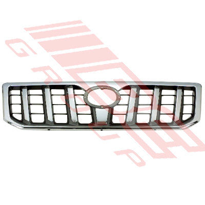 8136199-2 - GRILLE - CHROME/SILVER/BLACK - TO SUIT - TOYOTA PRADO KZJ120 2003-