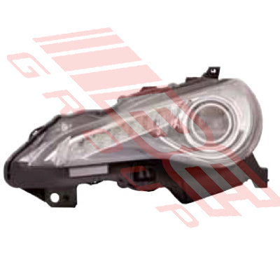 8138194-01 - HEADLAMP - L/H - HID TYPE - W/LED - BLACK - TO SUIT - TOYOTA 86/ FT86/ GT86 2012-