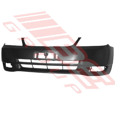 8179090-0 - FRONT BUMPER - MAT BLACK - TO SUIT - TOYOTA COROLLA ZZE 2002- SDN / H/B / WGN