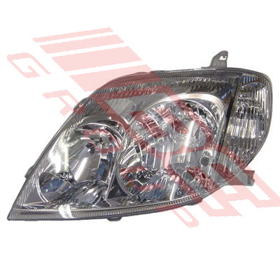 8179094-1G - HEADLAMP - L/H - MANUAL - TO SUIT - TOYOTA COROLLA ZZE 2002- SDN/WAG