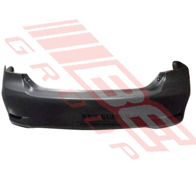 8179395-03 - REAR BUMPER - PRIMED BLACK - TO SUIT - TOYOTA COROLLA 2011- SEDAN