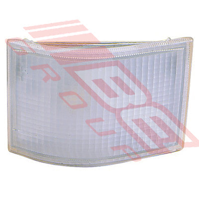 8191097-7 - CORNER LAMP - L/H - CLEAR - TO SUIT - TOYOTA HIACE YH50 1984-86