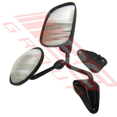 8192016-0 - MIRROR ARM & HEAD - L/H - W/ANGLE MIRROR - TO SUIT - TOYOTA HIACE 1990- JAPANESE IMPORT